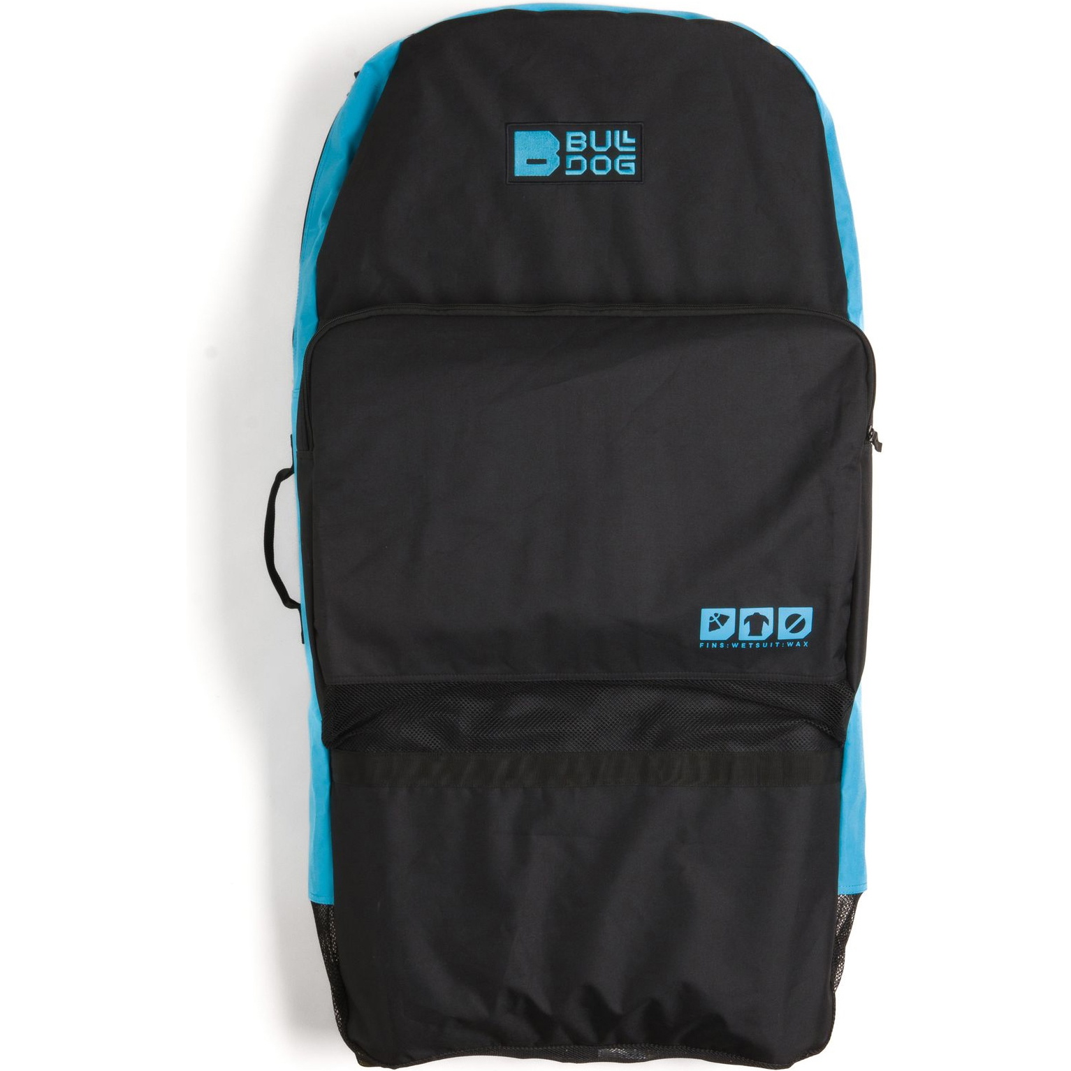 2026 Bulldog Borsa Tripla Per Bodyboard Bdbbbt - Nero / Ciano